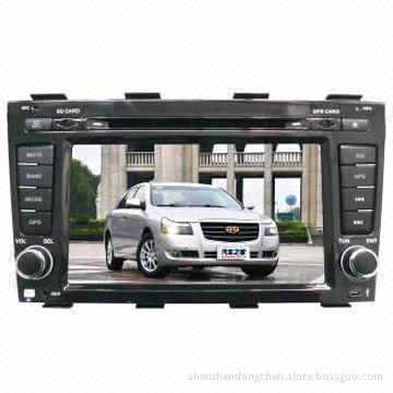 Car DVD GPS Player for Geely EC8 with ARM 11, Wince 6.0 Platform